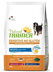 Trainer Natural Sensitive No Gluten Medium&Maxi Adult (Яйцо)